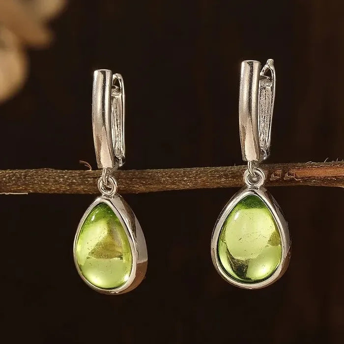 Minimalist Colorful Imitation Crystal Drop Earrings for Women Party Jewelry Gifts