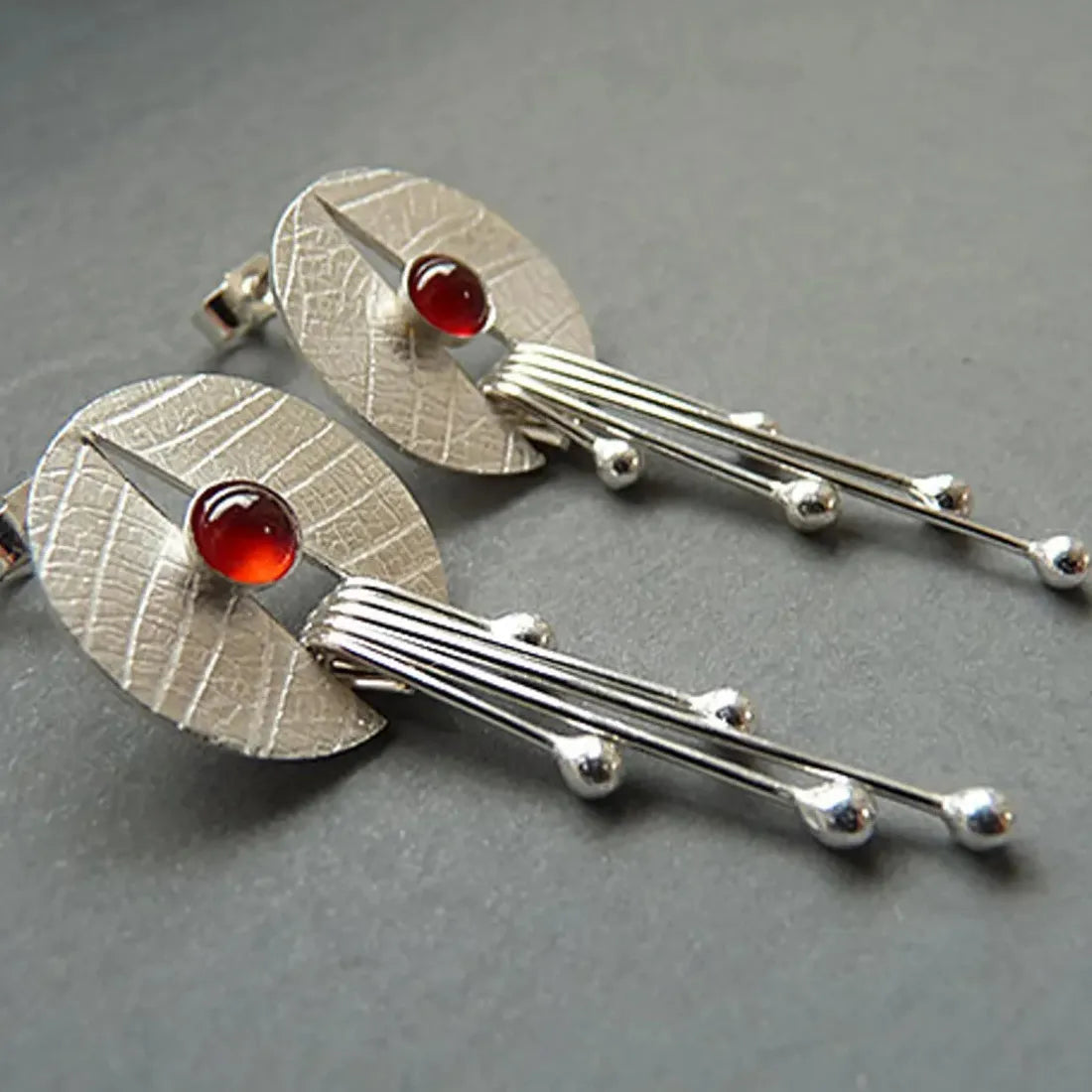 Vintage Ethnic Antique Zinc Alloy Metal Drop Earrings Women Punk Handmade Dangle