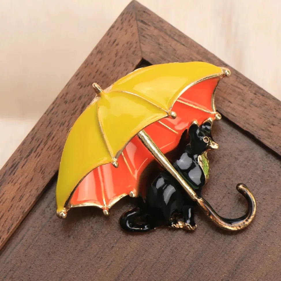 Elegant Vintage Cat Brooch for Women Fashion Accessory Gift