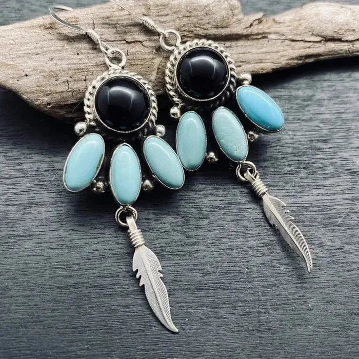 Vintage Palace Style Acrylic Tassel Drop Earrings for Women Elegant Jewelry
