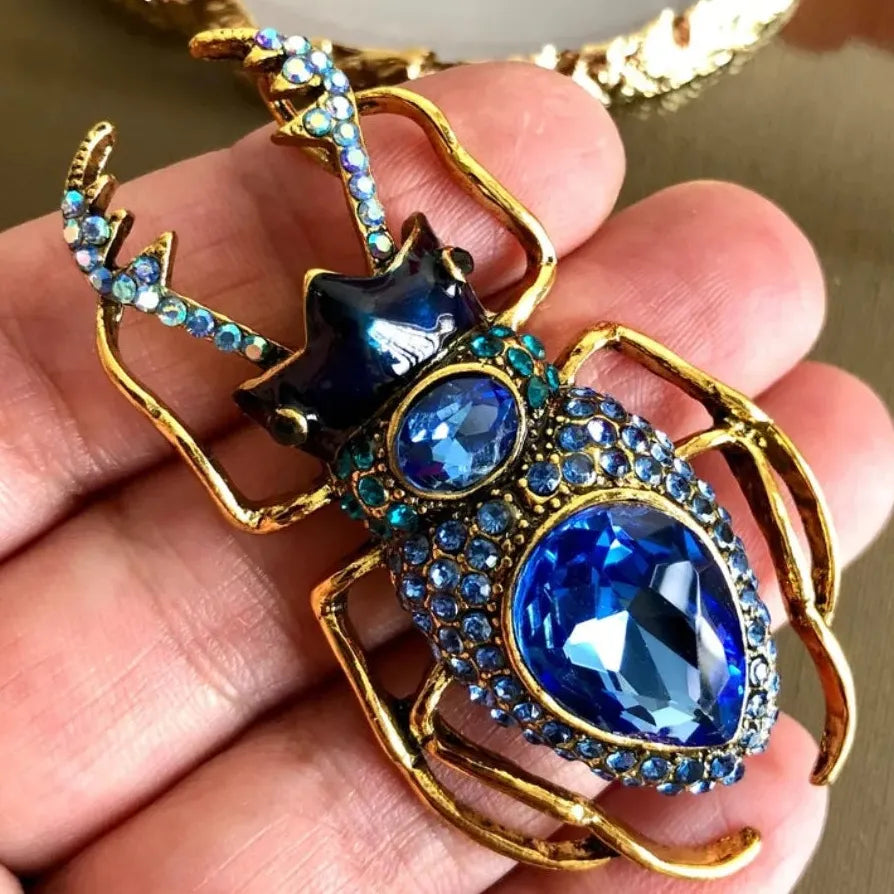 Beetle Brooch Pin for Women Men Luxury Classic Jewelry Gift