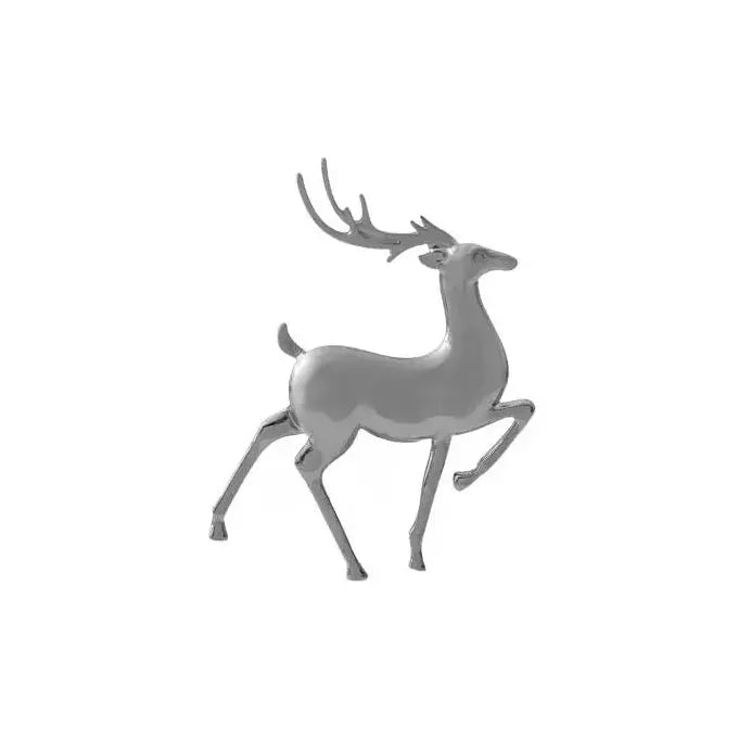 Gold Metal Deer Brooch Zinc Alloy Unisex Luxury Suit Jewelry
