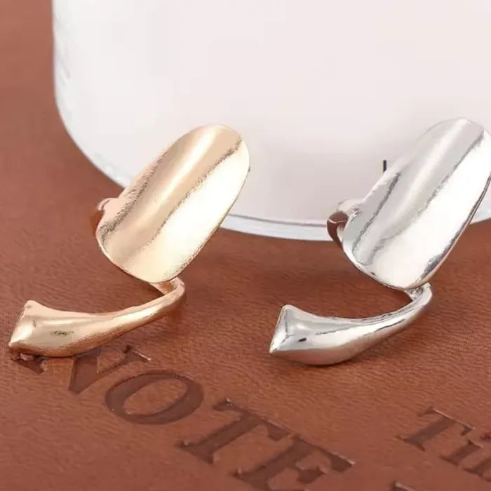 Minimalist Vintage Punk Metal Nail Finger Ring for Women Gift Jewelry