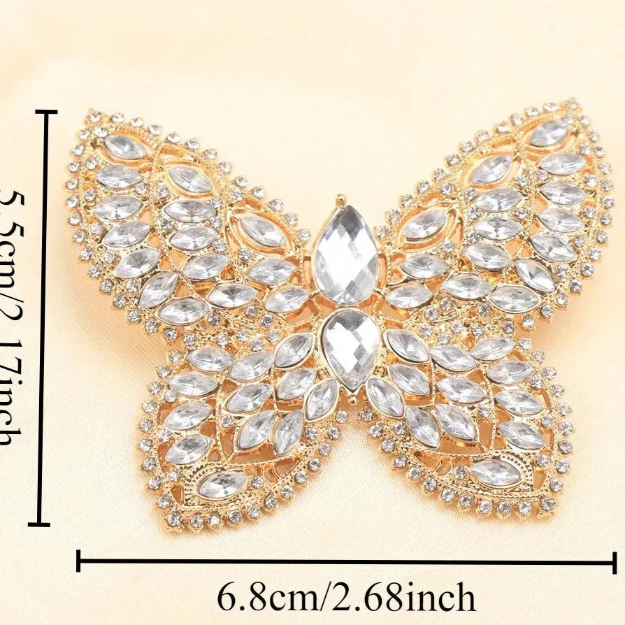 Luxury Classic Butterfly Brooch Pin Jewelry Gift for Women