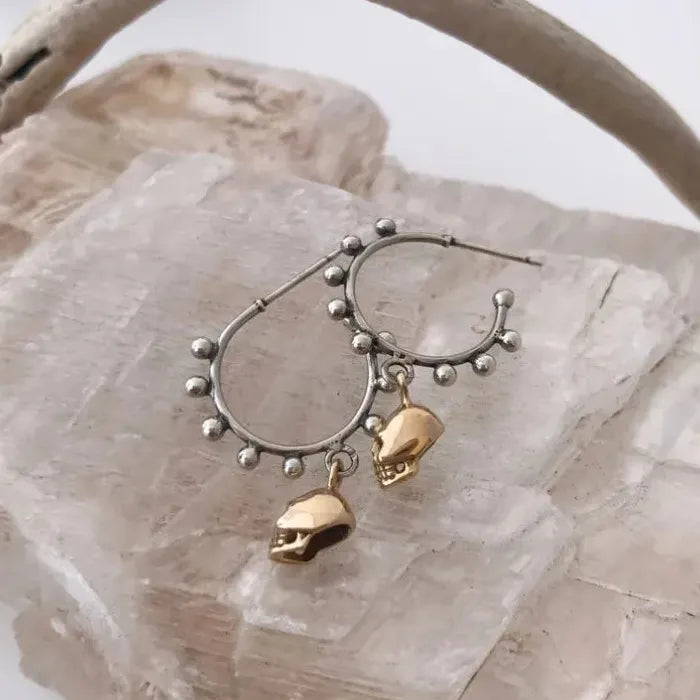 Retro Metal Gothic Drop Earrings for Women Halloween Party Jewelry Gifts