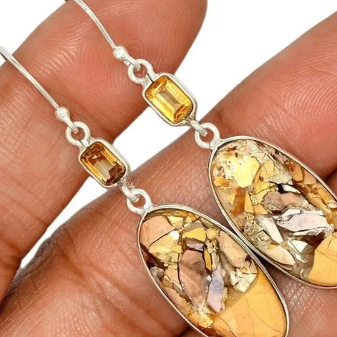 Bohemian Style Women's Resin Drop Earrings Ethnic Retro Beach Party Jewelry Gift