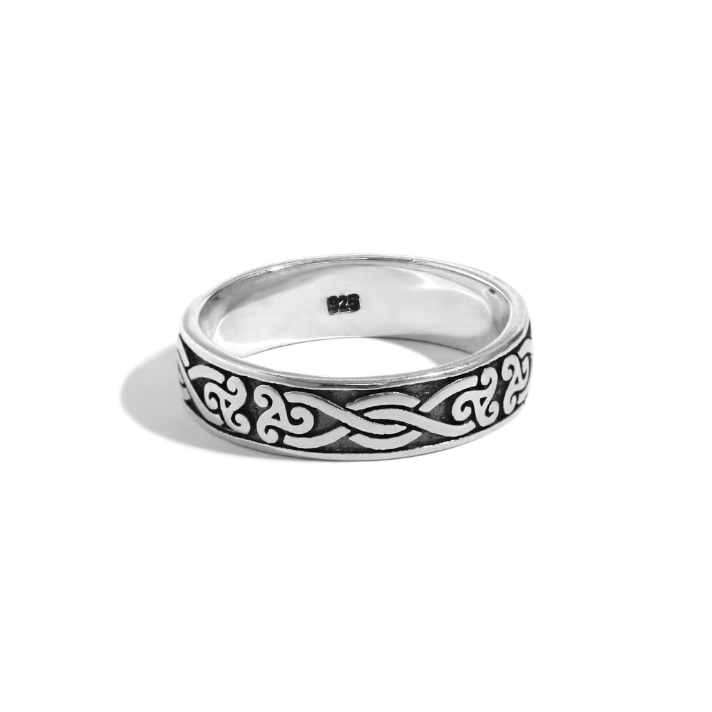 Vintage Pattern 925 Sterling Silver Ring
