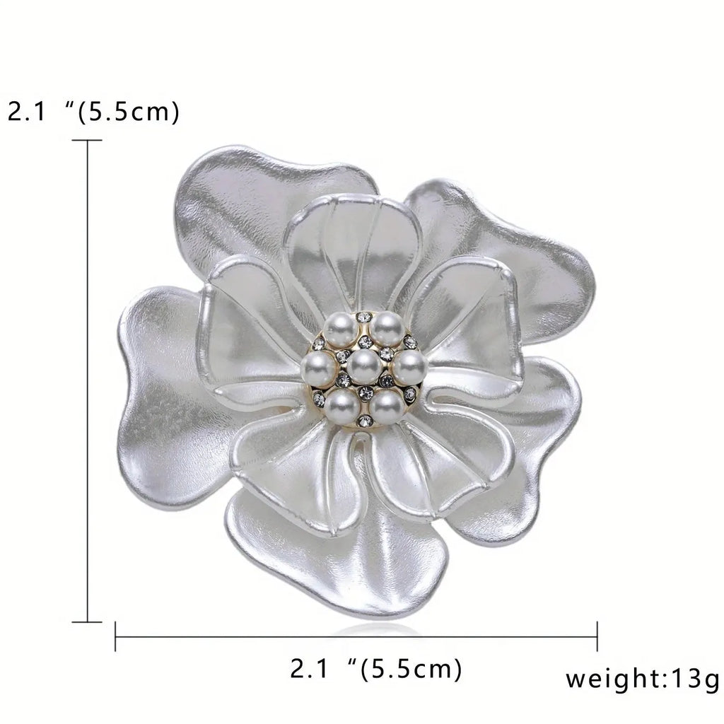 Luxury Flower Brooch Pins for Men & Women Classic Gift Accessory