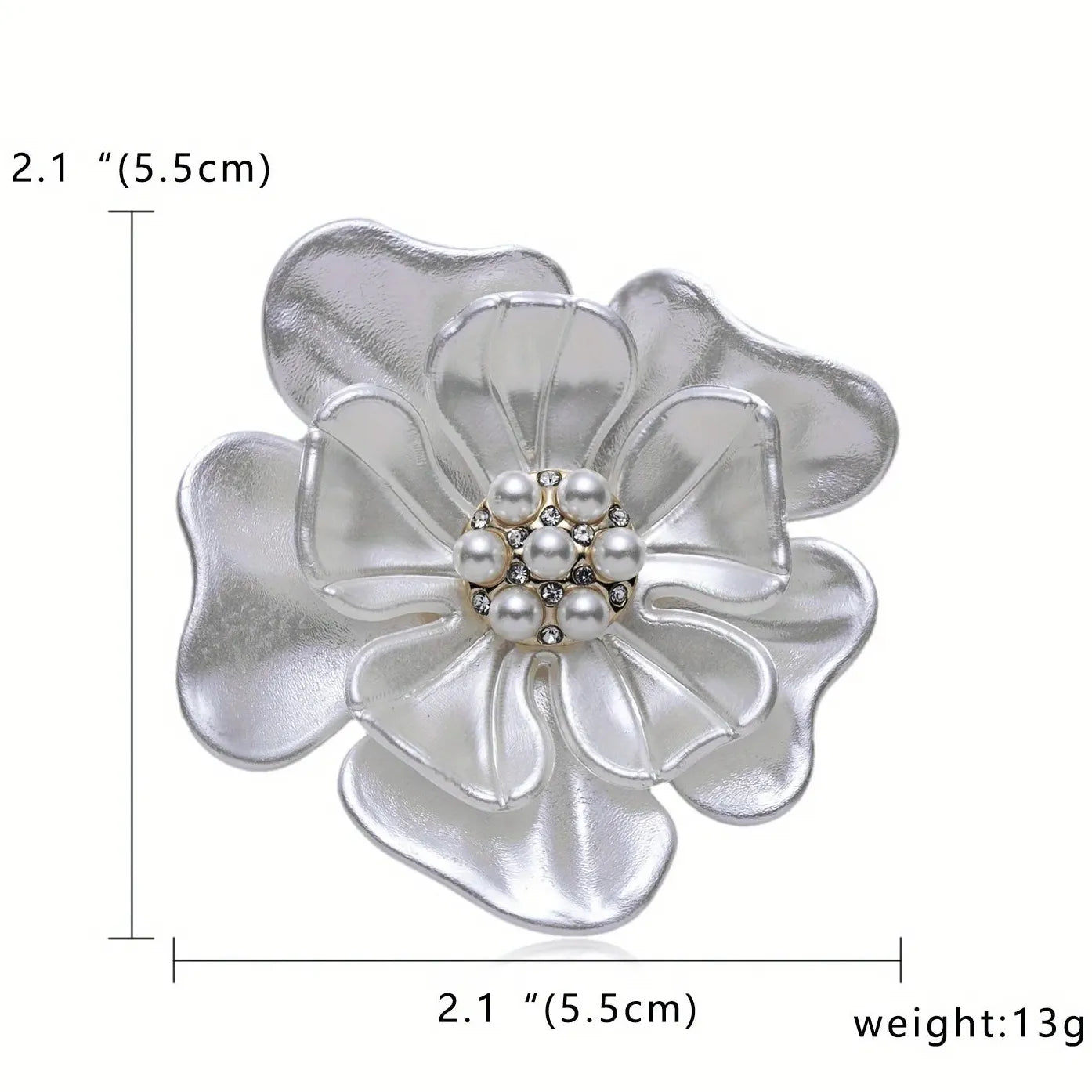 Luxury Flower Brooch Pins for Men & Women Classic Gift Accessory