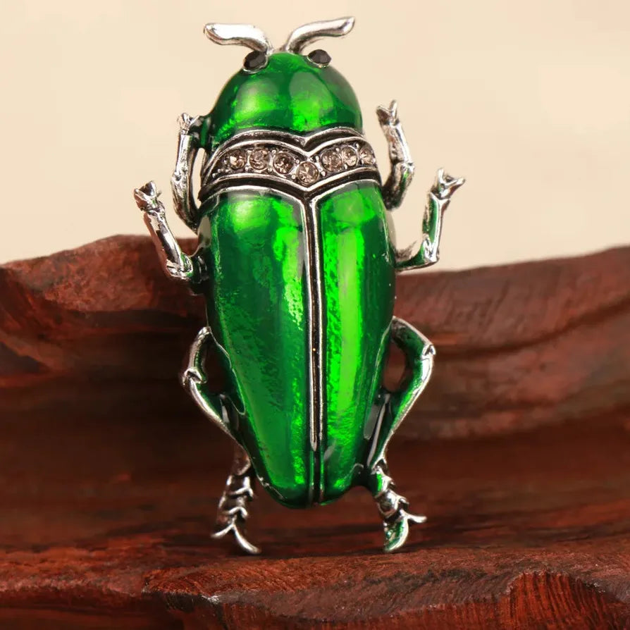Classic Beetle Brooch for Men and Women Elegant Gift Accessory