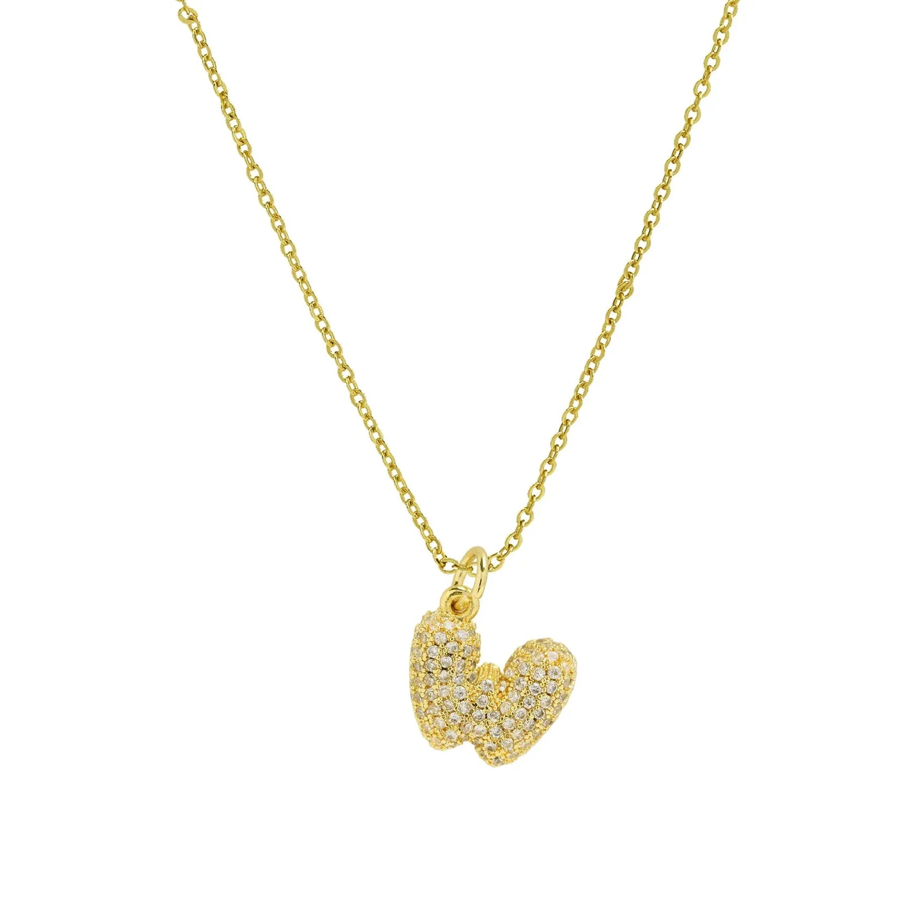 18k Gold Plated A-Z Initial Pendant Necklace Stainless Steel Choker Women Gift