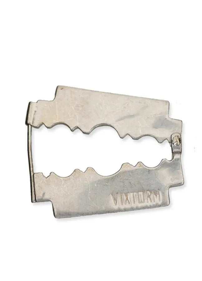 Copper Skeleton Razor Blade Stud Earrings Cyberpunk Unisex Jewelry Gift