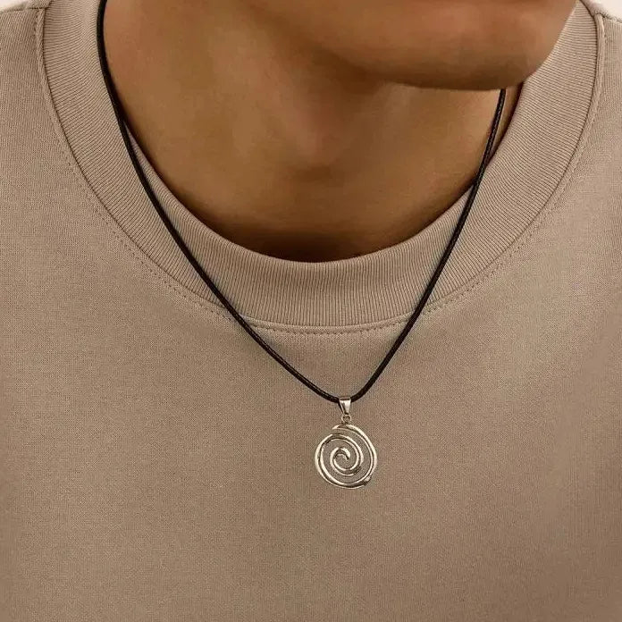 Kpop Star Pendant Necklace Men Women Beaded Pearl Tassel Choker Jewelry