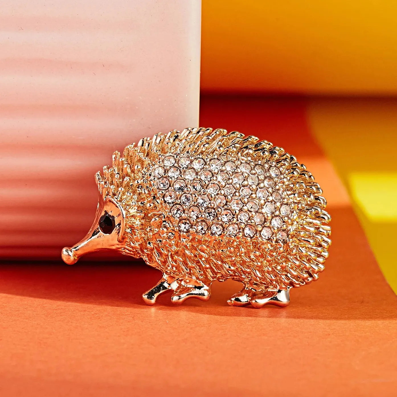 Luxury Hedgehog Brooch Classic Style Jewelry Gift for Men & Women