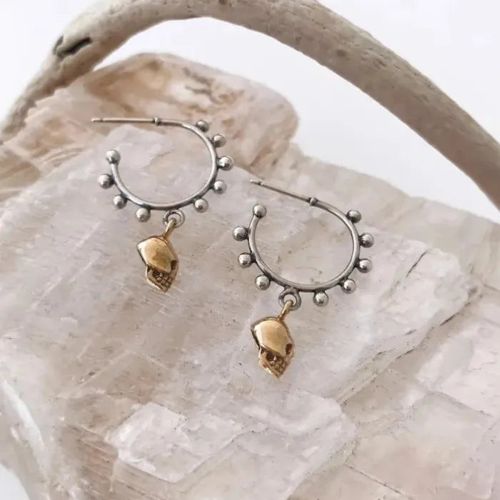 Retro Metal Gothic Drop Earrings for Women Halloween Party Jewelry Gifts