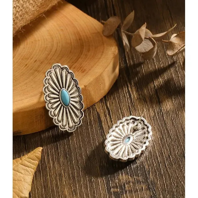 Vintage Indian Tribal Bohemian Zinc Alloy Women's Earrings Gift Accessory