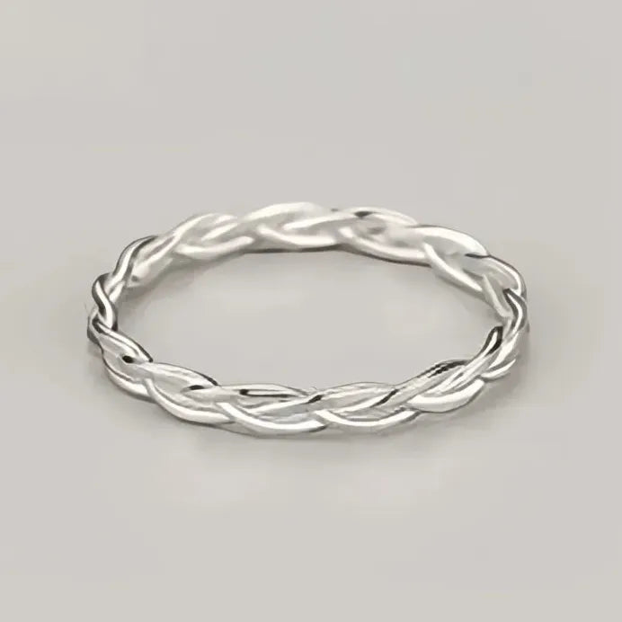 Glossy Brass Geometric Cross Ring for Women Elegant Party Jewelry