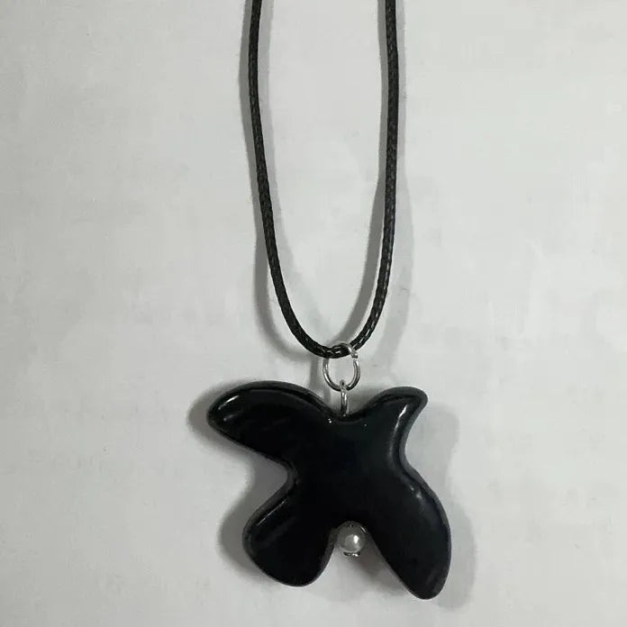White Peace Dove Pendant Necklace Women Vintage Adjustable Rope Chain Jewelry