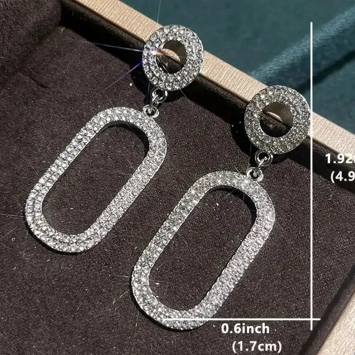 Bohemian Style Zinc Alloy Drop Earrings for Women Daily Wear Stylish Design