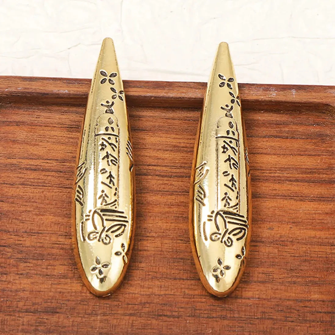 French Retro Bowknot Drop Earrings for Women Vintage Floral Jewelry Gift