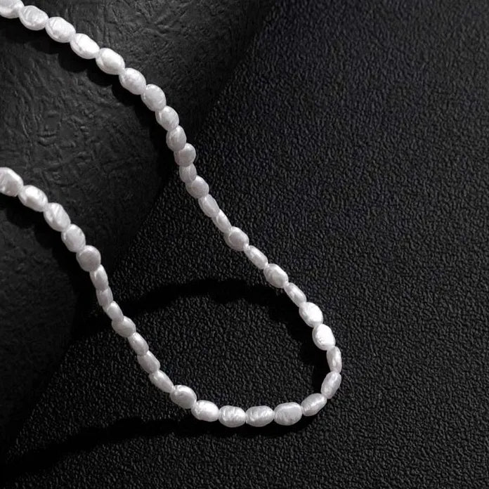 Elegant Vintage Imitation Pearl Choker Necklace for Women Fashion Jewelry