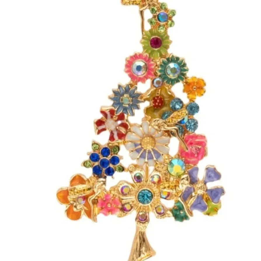 Luxury Christmas Tree Brooch Classic Gift for Men & Women