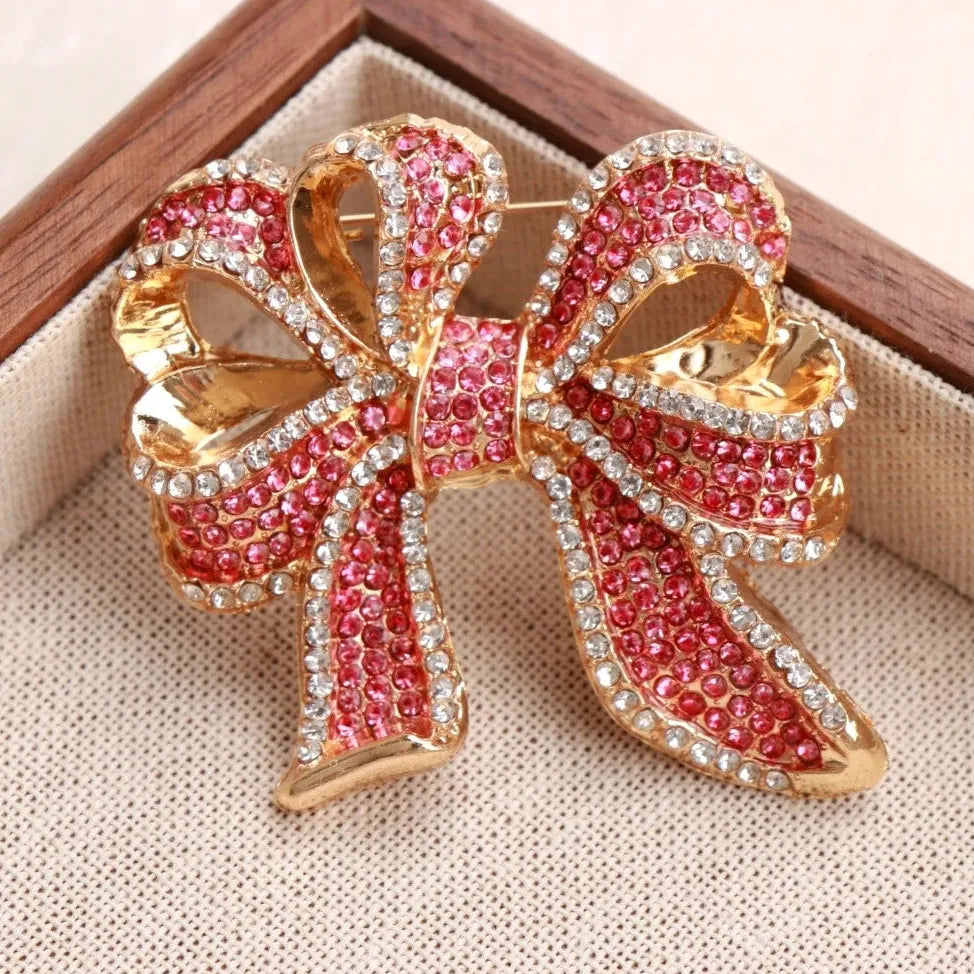 Luxury Classic Bow Brooch Pin for Men & Women Gift