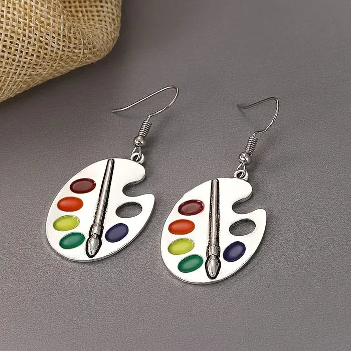 Retro Bohemian Style Zinc Alloy Drop Earrings for Women Daily Wear