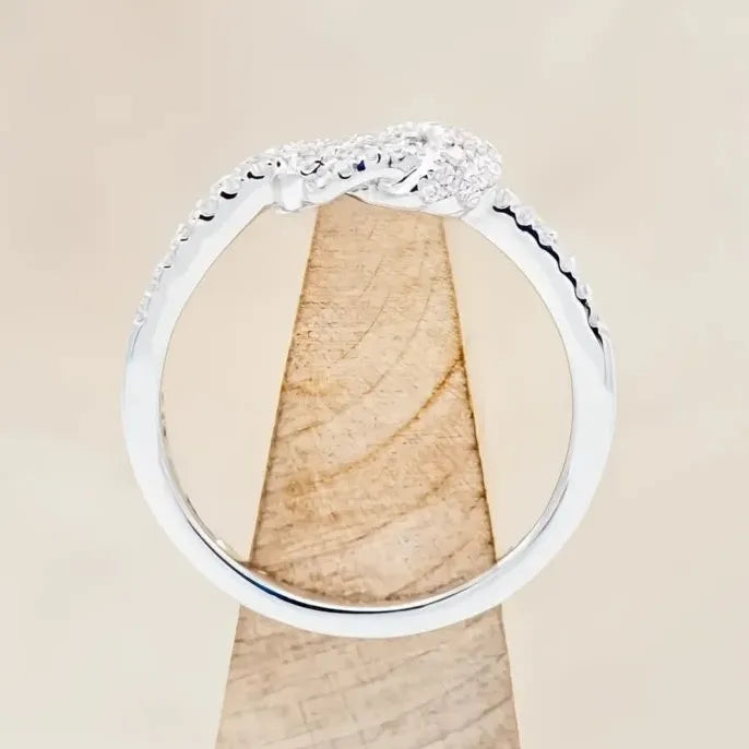 Silver Color Knot Ring for Women Cubic Zirconia Inlaid Wedding Band Fashion Jewelry