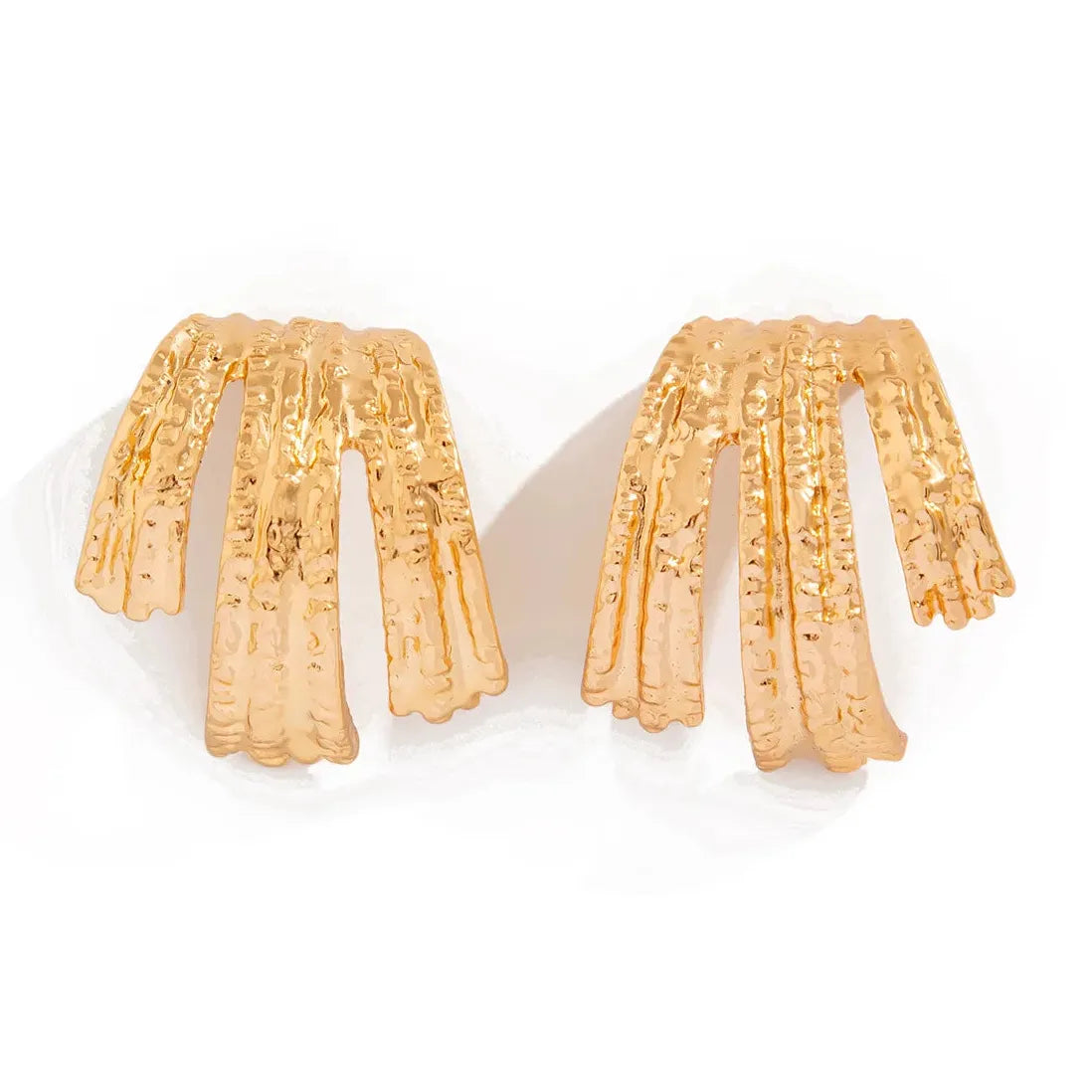Vintage Multi-Layer C-Shape Drop Earrings for Women Goth Punk Jewelry Gift