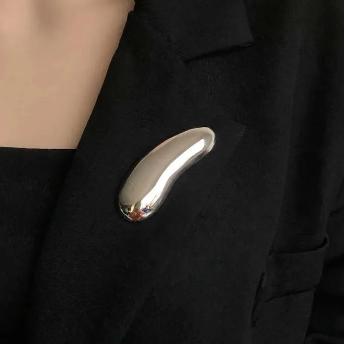 2026 Stainless Steel Geometric Brooch Pin for Women and Girls