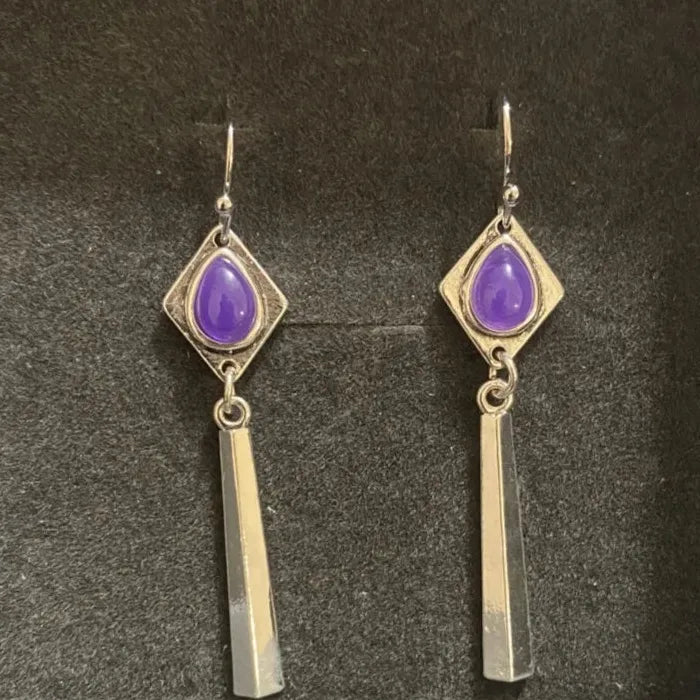 Vintage Indian Tribe Zinc Alloy Drop Earrings for Women Long Dangle Jewelry