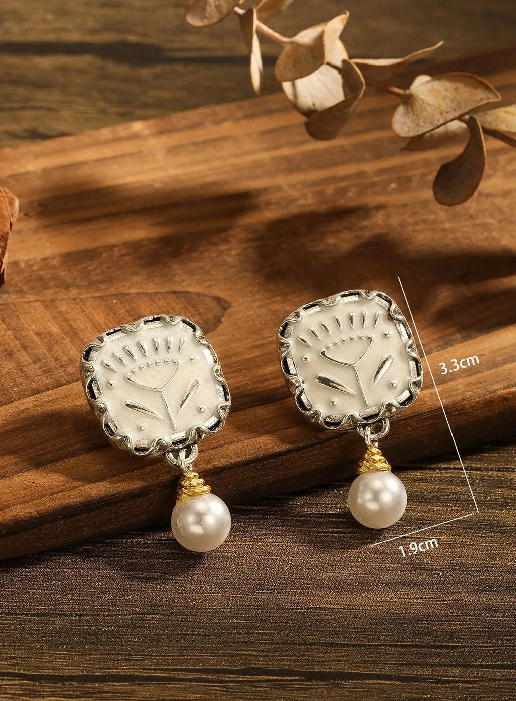 Fashionable Pearl Drop Animal Earrings for Women Cocktail Party Jewelry