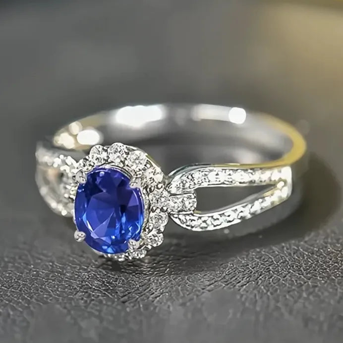 Elegant Brass Cubic Zirconia Wedding Band Ring for Women, Trendy Style