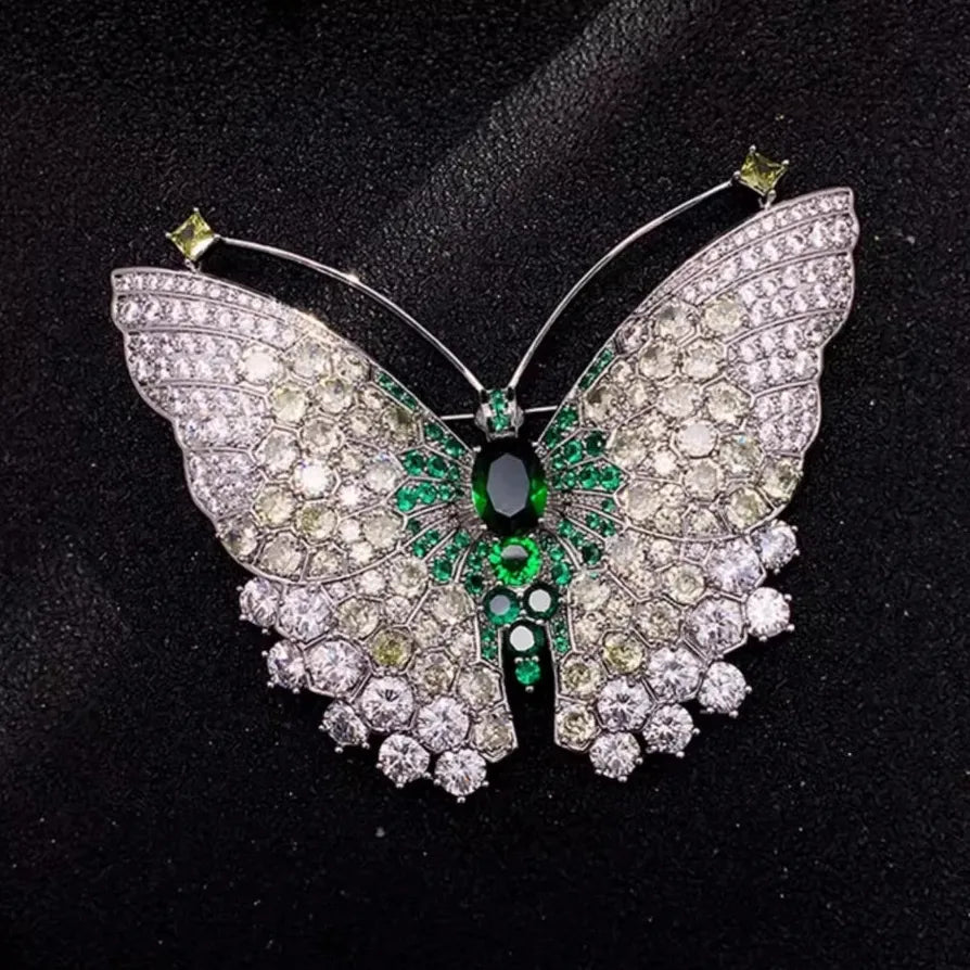 Luxury Butterfly Insect Brooch Pin Elegant Jewelry Gift for Women