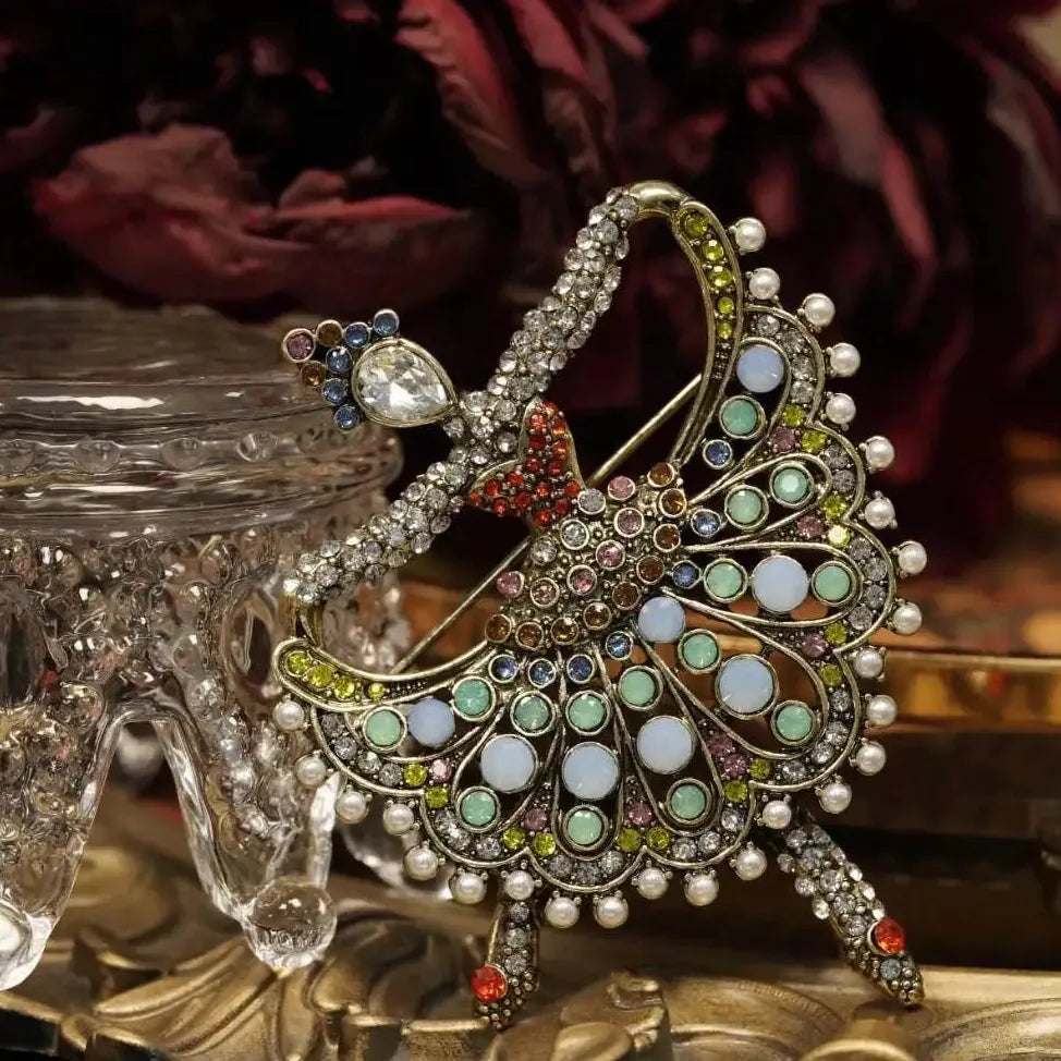Elegant Ballet Girl Brooch Wedding Gift for Men and Women