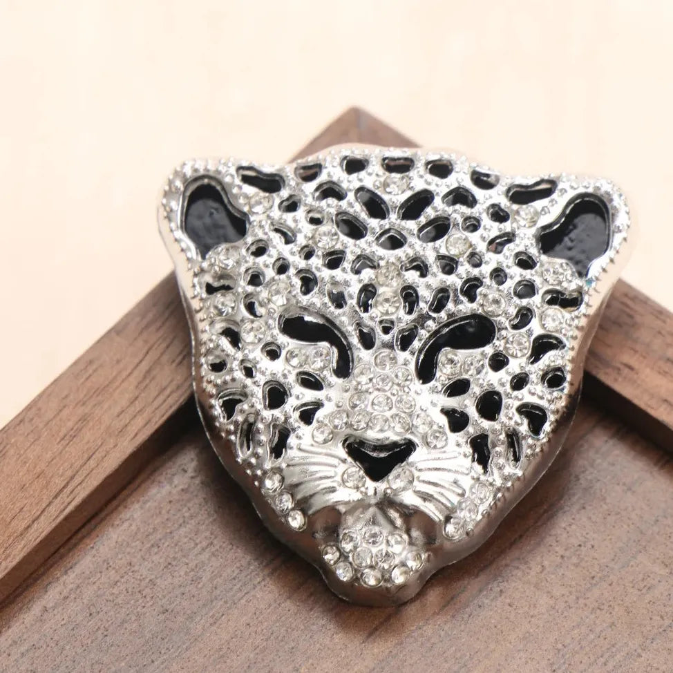 Vintage Leopard-Print Brooch for Men & Women Wedding Gift Accessory