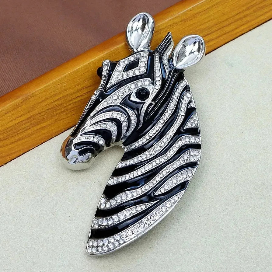 Vintage Horse Rhinestone Brooch Classic Jewelry Gift for Women