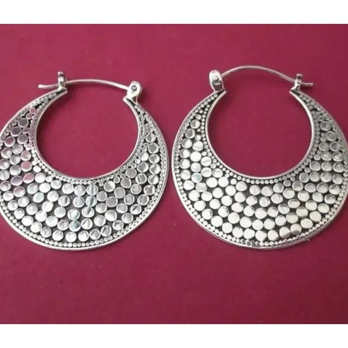 Vintage Geometric Carving Zinc Alloy Drop Earrings for Women Party Wedding Gift