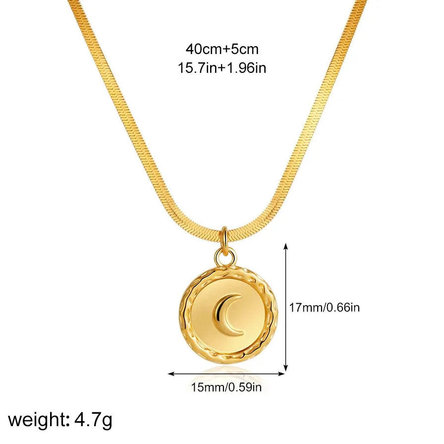 Oval Natural Tiger Eye Pendant Waterdrop Abalone Shell Necklace Stainless Steel Zircon Choker