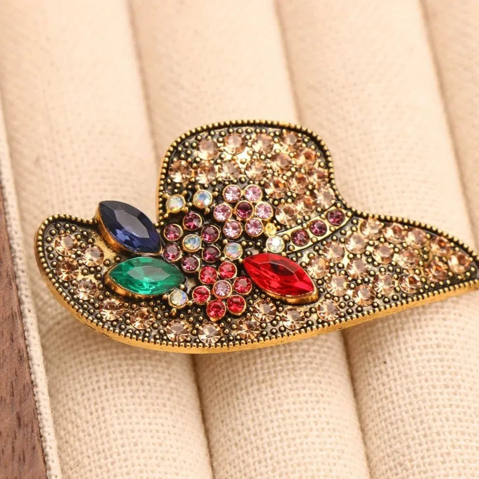 Classic Luxury Colorful Brooch Pin for Men and Women Gift