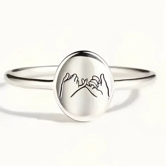 Promise Lady Oval Wedding Band Ring for Party Birthday Fashion Jewelry Trend