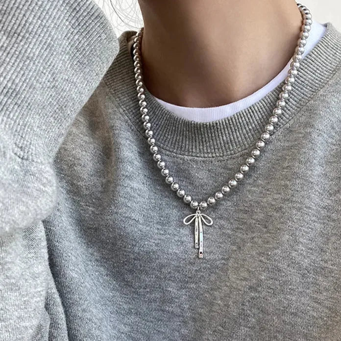 Y2K Cuban Figaro Chain Star Moon Pendant Necklace Zinc Alloy Jewelry