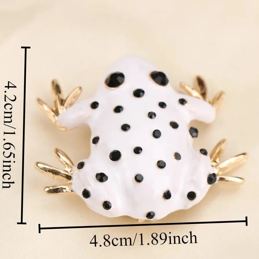 Luxury Frog Brooch Classic Elegant Jewelry Gift for Women Men