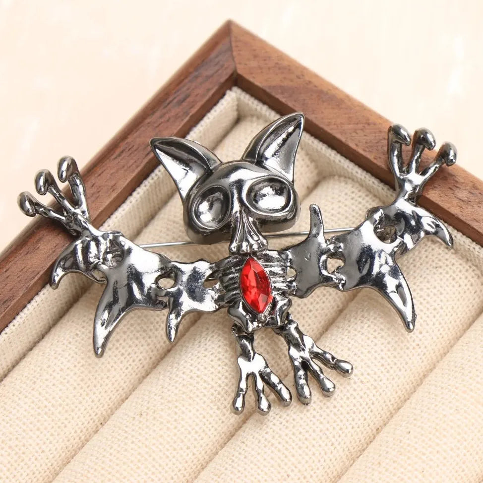 Halloween Bat Brooch Classic Jewelry Gift Accessory for Men and Women