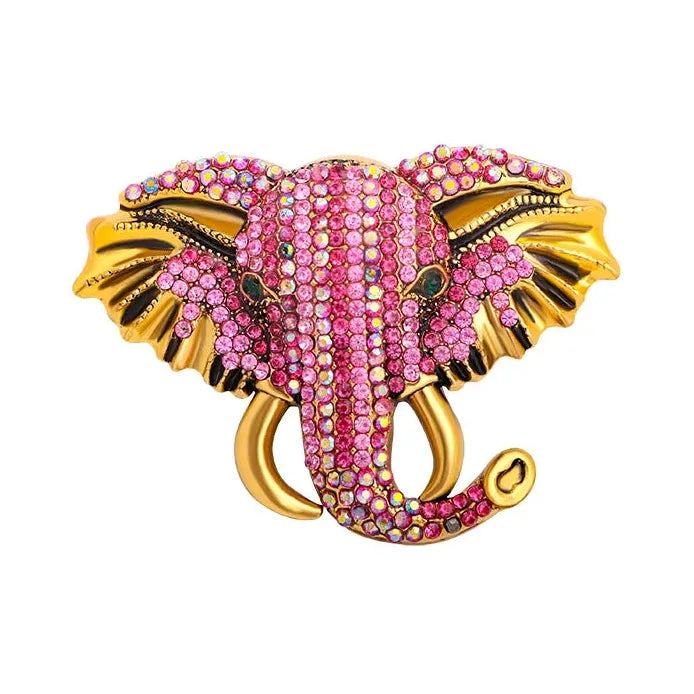 Classic Elephant Brooch Wedding Gift for Women and Men Stylish Accessory