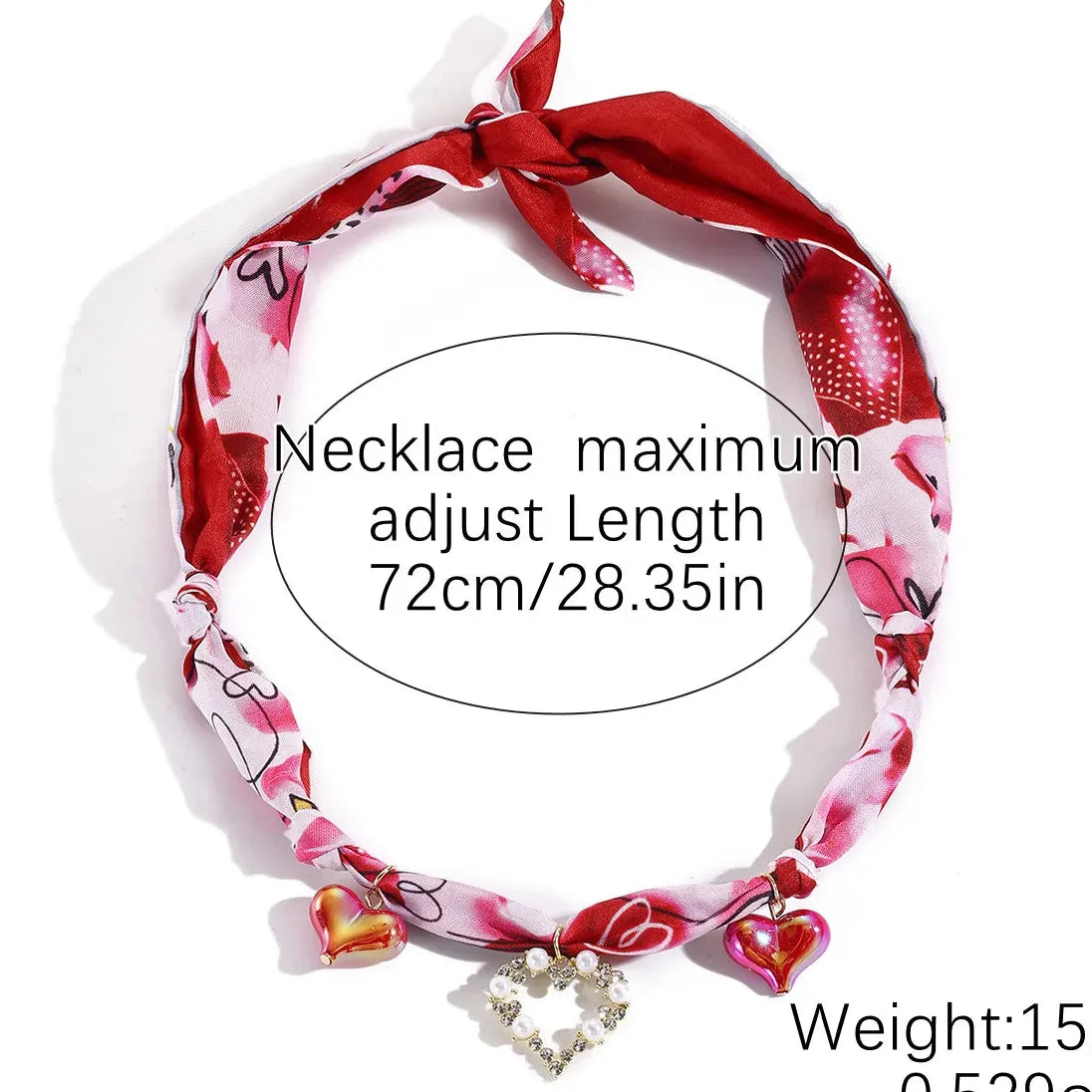 Copper Alloy Multicolored Knot Scarf Necklace Featuring Crystal Daisy Bowknot Heart Star Charms Choker for Women Autumn