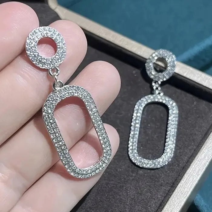 Bohemian Style Zinc Alloy Drop Earrings for Women Daily Wear Stylish Design