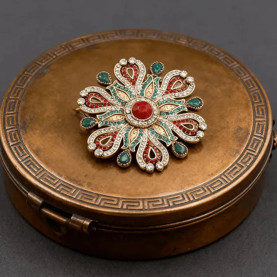 Floral Elegant Brooch for Men & Women Wedding Gift Accessory