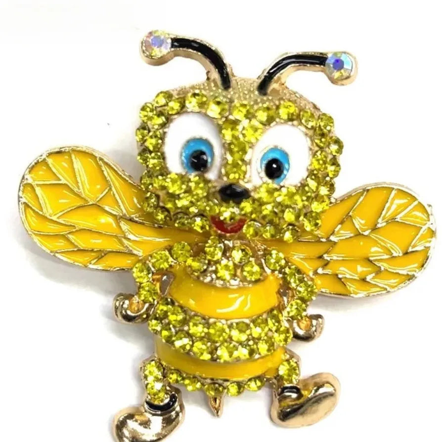 Cartoon Bee Brooch for Men & Women Wedding Party Gift Accessory